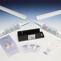 Contents of Sealux Reg 25 Kit Shower Tray and Bath Sealing Kit