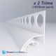 Trimlux Pro 25 Trim Profile for Showers and Baths