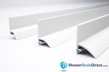 sealux shower trims are available in 3 width sizes